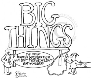 Motivational animated cartoon - BIG THINGS