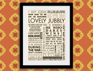 As a huge Only Fools and Horse fan, this 'Quote' print was a no ...