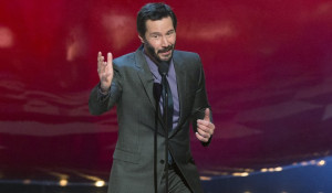 Keanu Reeves at a Spike TV awards show earlier this year. (Reuters)
