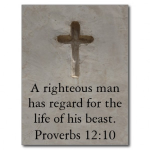 bible_quote_about_animal_cruelty_proverbs_12_10_postcard ...