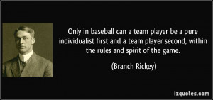 More Branch Rickey Quotes