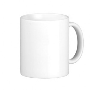 Plain white mug