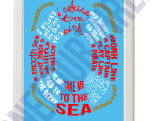 Life Preserver Nautical Quote Print
