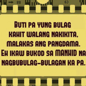 Manhid Quotes - Tagalog Simple Quotes Image