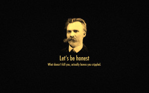 Friedrich Nietzsche quote Wallpaper