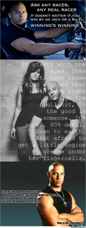 Dominic Toretto Quotes #1