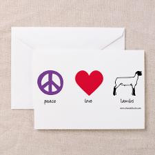 Peace Love Lambs Greeting Cards (Pk of 10 for