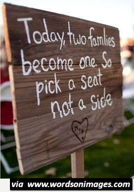 Ceremony family quote for marriage