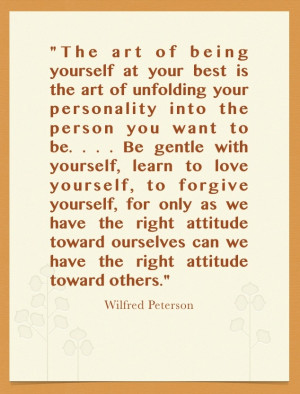 quote by Wilfred Peterson