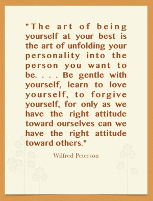 quote by Wilfred Peterson