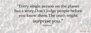 ... quotes relating to judging people you already know, or people you have