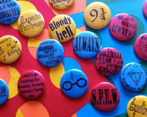 Harry Potter Pins - Mischief Manage d - SPEW - Weasley is our King ...