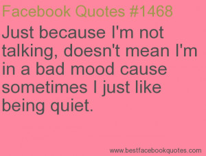 Just Because I'm Quiet Quotes
