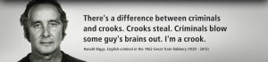 There's a difference between criminals and crooks...