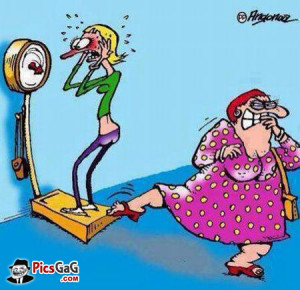 Funny Weight Loss Cartoon Joke