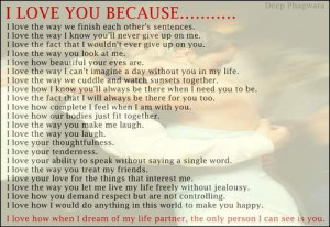 Love You Because Quotes | Love Quotes Today | We Heart It