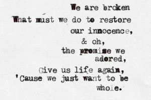 Paramore Song Lyrics Quotes Paramore - we are broken