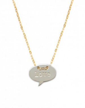 mini love quote necklace say it with love and capture it near your ...