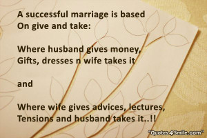 successful marriage is based