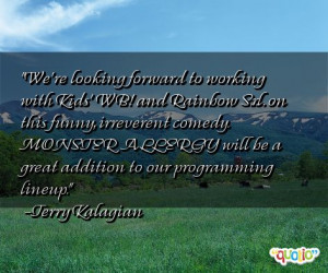 We're looking forward to working with Kids'