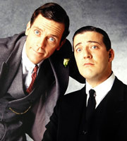 Jeeves And Wooster. Image shows from L to R: Bertie Wooster (Hugh ...