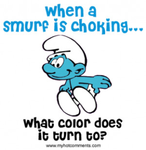 funny smurf