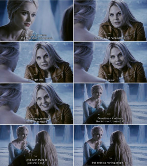 Emma & Elsa ~ Once Upon a Time: Queen, Time Out