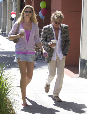 Penny Lancaster And Rod Stewart