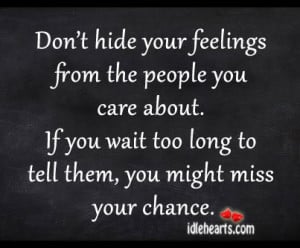 quotes on hiding your feelings