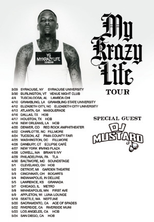 YG “My Krazy Life” Debut + Documentary & Tour Dates Released
