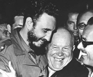 ... Soviet Premier Krushchev. Communists share lots of brotherly love