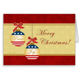 patriotic_ornaments_merry_christmas_greeting_card ...
