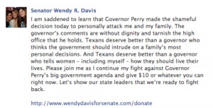 ... example.” -Rick Perry. (full quote here)He really said that today