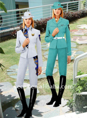 HOT ladies elegant security guards uniform suit