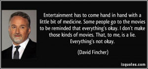 David Fincher Quote