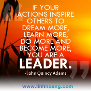 What is a leader? An image quote designed by R for Linh Hoang. http ...