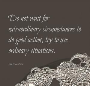 Do not wait for extraordinary circumstances, choose ethical and ...