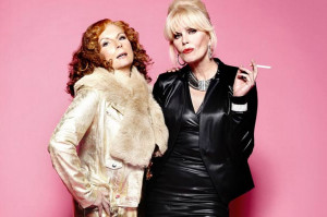 ci dessus : Jennifer Saunders (aka Edina Monsoon ) et en cuir, Joanna ...