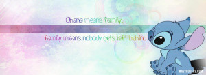 Ohana means family..