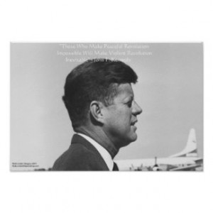 John F Kennedy Quotes Posters & Prints