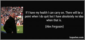 Alex Ferguson Quotes