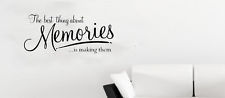 Best Memories Making Inspirational Romantic Wall Quote Removable Vinyl ...