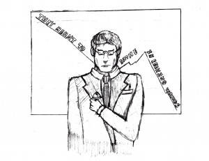 Shakespeare Quote Drawing 2 by Piegoose