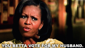 gif LOL funny quote Typography interview michelle obama