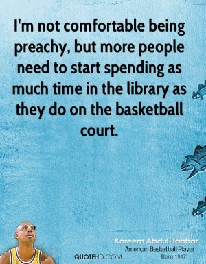 not comfortable being preachy, but more people need to start ...