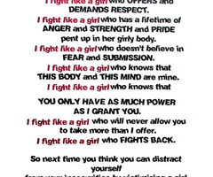 Quotes About Sisters Fighting I fight like a girl poster,