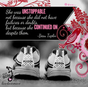 UNSTOPPABLE, running motivation, inspirational quote print, 8x8 wall ...