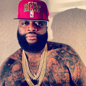Rick Ross Face Tattoo Rick ross face.
