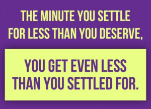 Do not settle for second best!... Ever!!!