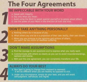 ... Favorite Inspirational Book - The Four Agreements by Don Miguel Ruiz